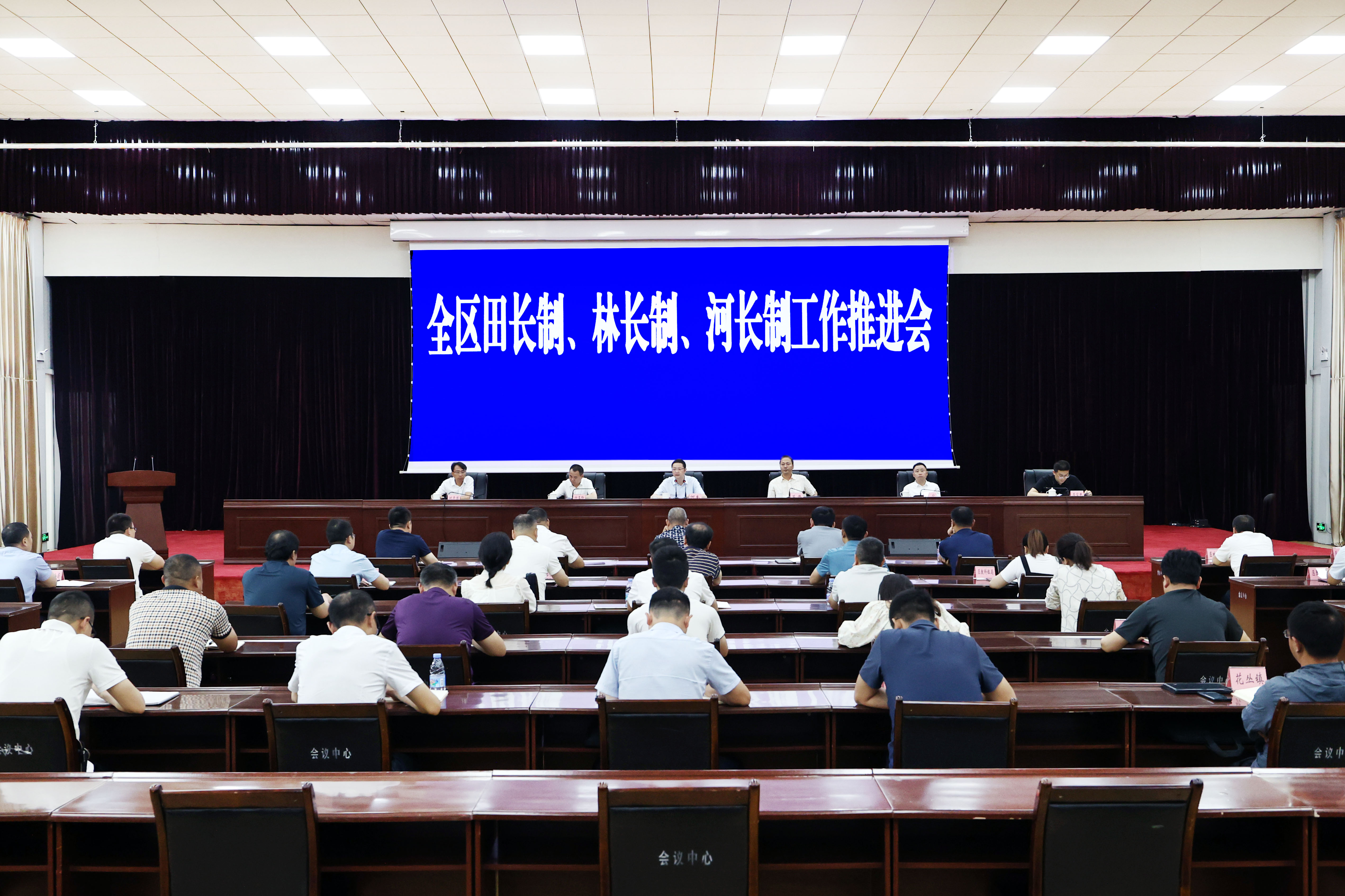 何奎主持召开恩阳区田长制、林长制、河长制工作推进会