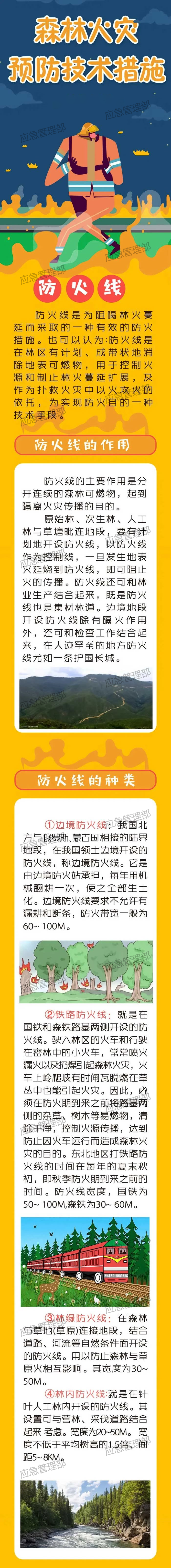 应急科普 | 森林火灾预防技术措施
