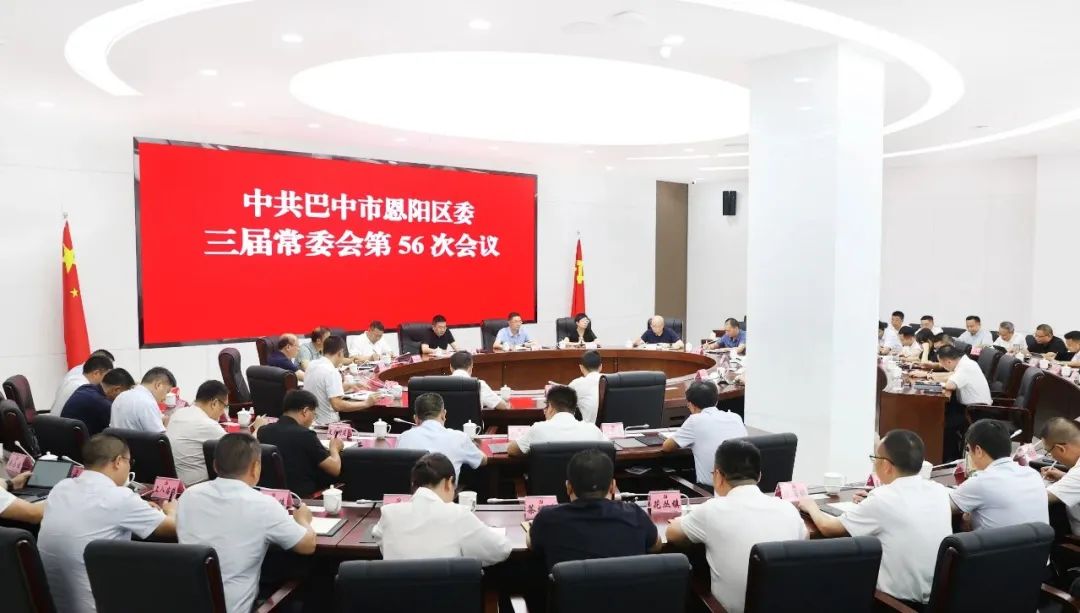 杨波主持召开三届区委常委会第56次会议
