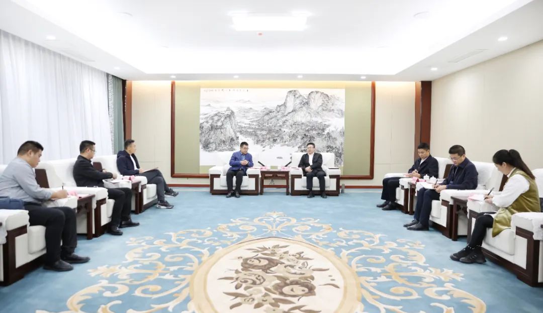 杨波会见康佳集团股份有限公司客商