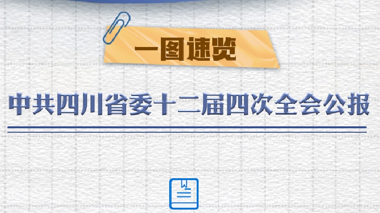 划重点！一图速览中共四川省委十二届四次全会公报